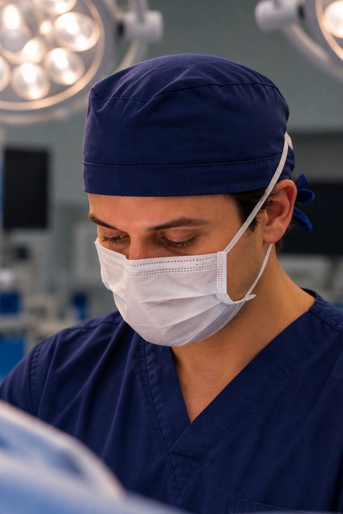 Dr. Evandro Cianflone no centro cirúrgico